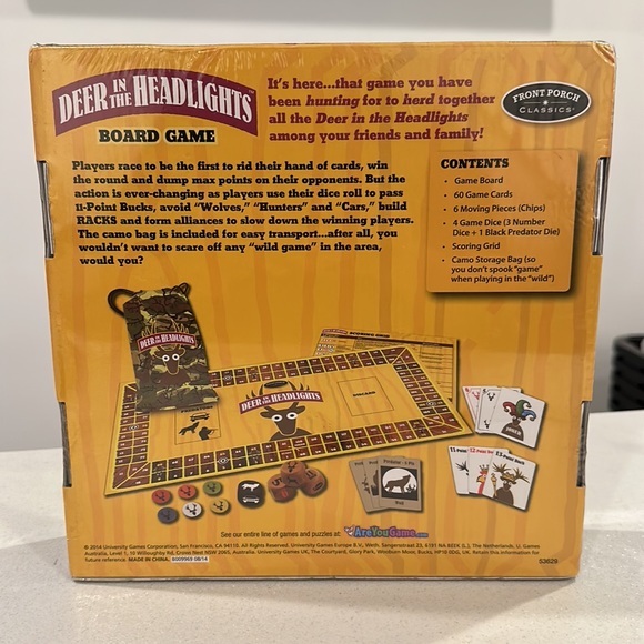 New Deer In The Headlights Board Game - Picture 3 of 3